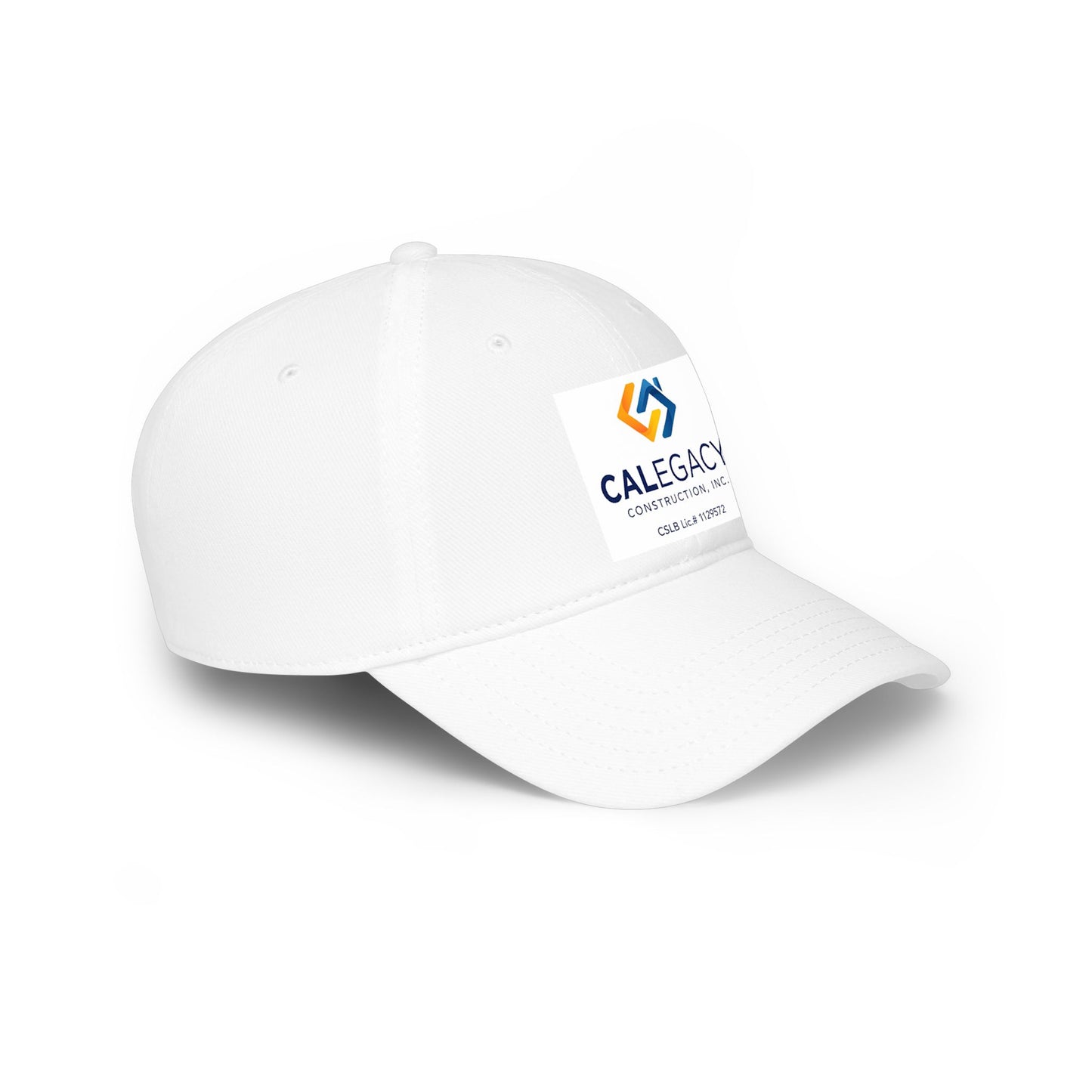 Low Profile Baseball Cap — Calegacy Construction Logo Hat
