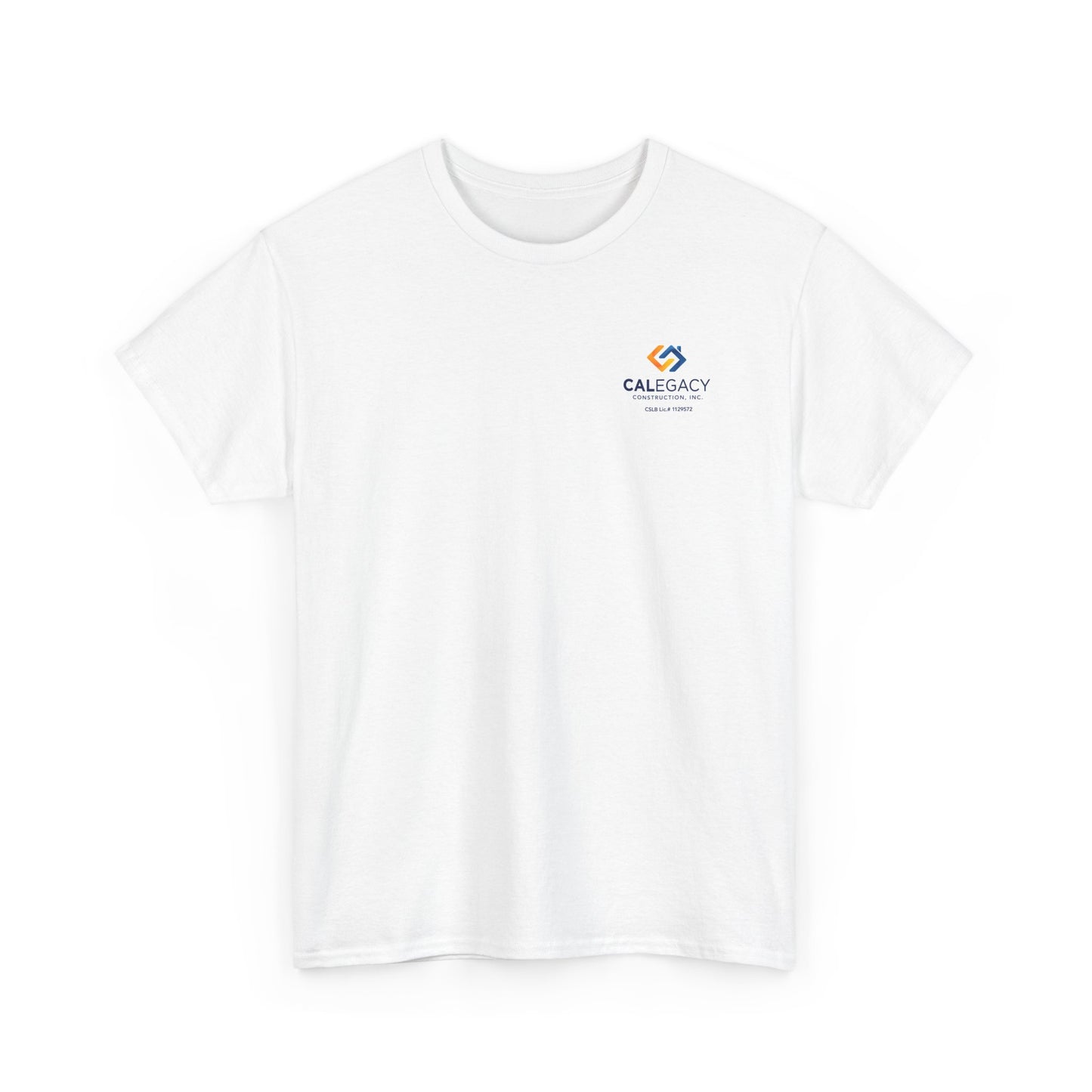 Calegacy Construction logo Maintenance Team T-Shirt | Company Tee