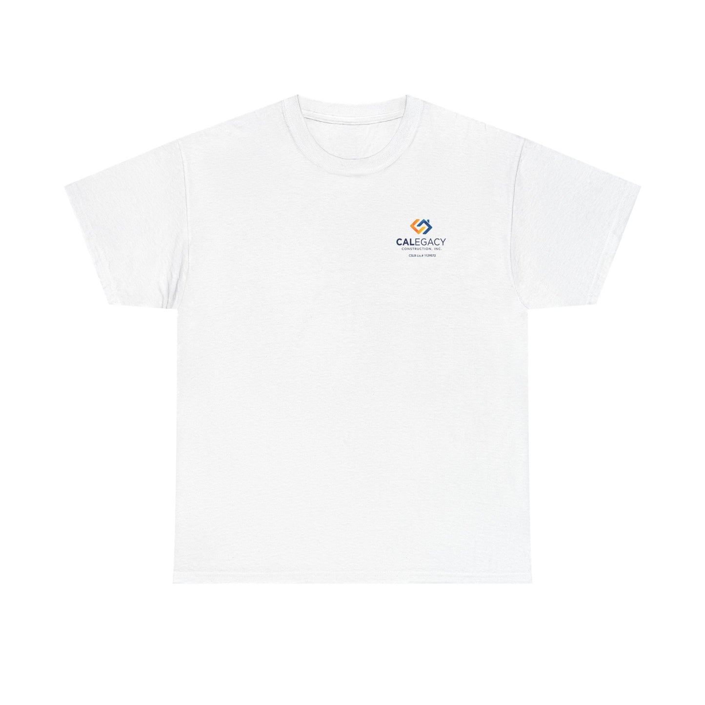 Calegacy Construction logo Maintenance Team T-Shirt | Company Tee