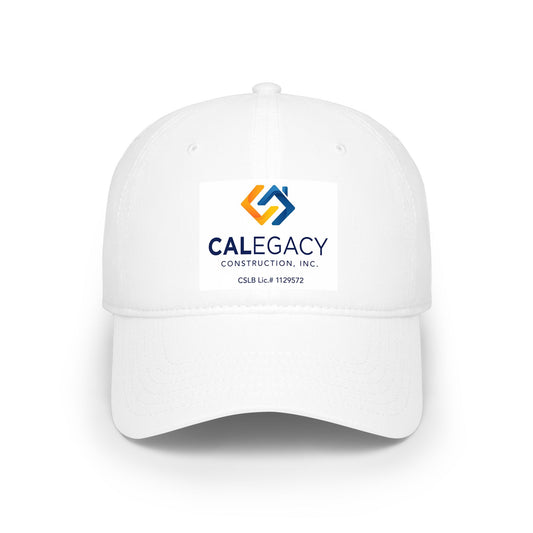 Low Profile Baseball Cap — Calegacy Construction Logo Hat