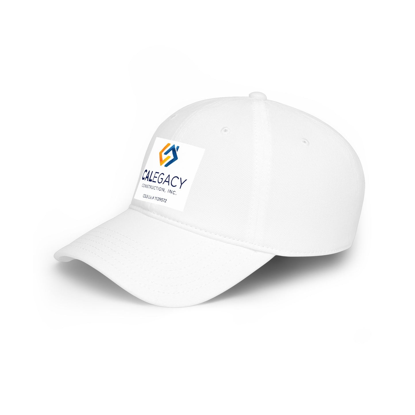 Low Profile Baseball Cap — Calegacy Construction Logo Hat